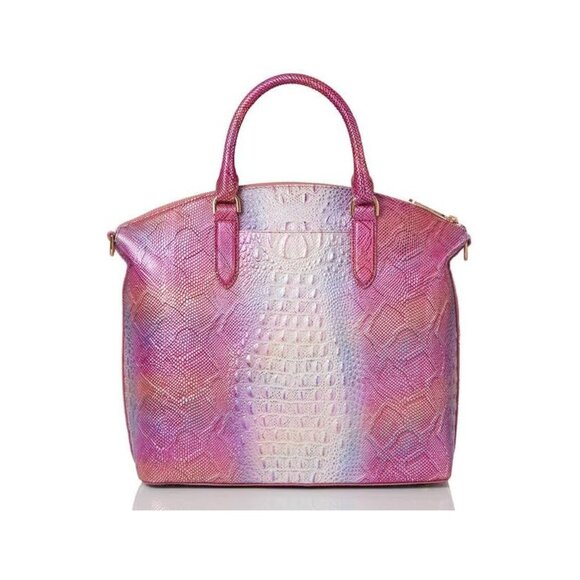 Brahmin Large Duxbury Leather Satchel – Multi Sundial - Picture 2 of 7